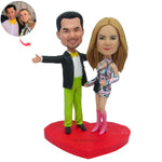 Regalo di San Valentino personalizzato Bobblehead di coppia personalizzato
