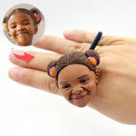 Corda per capelli con bobblehead personalizzata per bambina