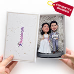 Custom Couple Bobblehead with “LOVE”