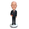 Bobblehead personalizzato per insegnante maschio con libro