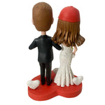 Decorazione per torta nuziale personalizzata con bobblehead