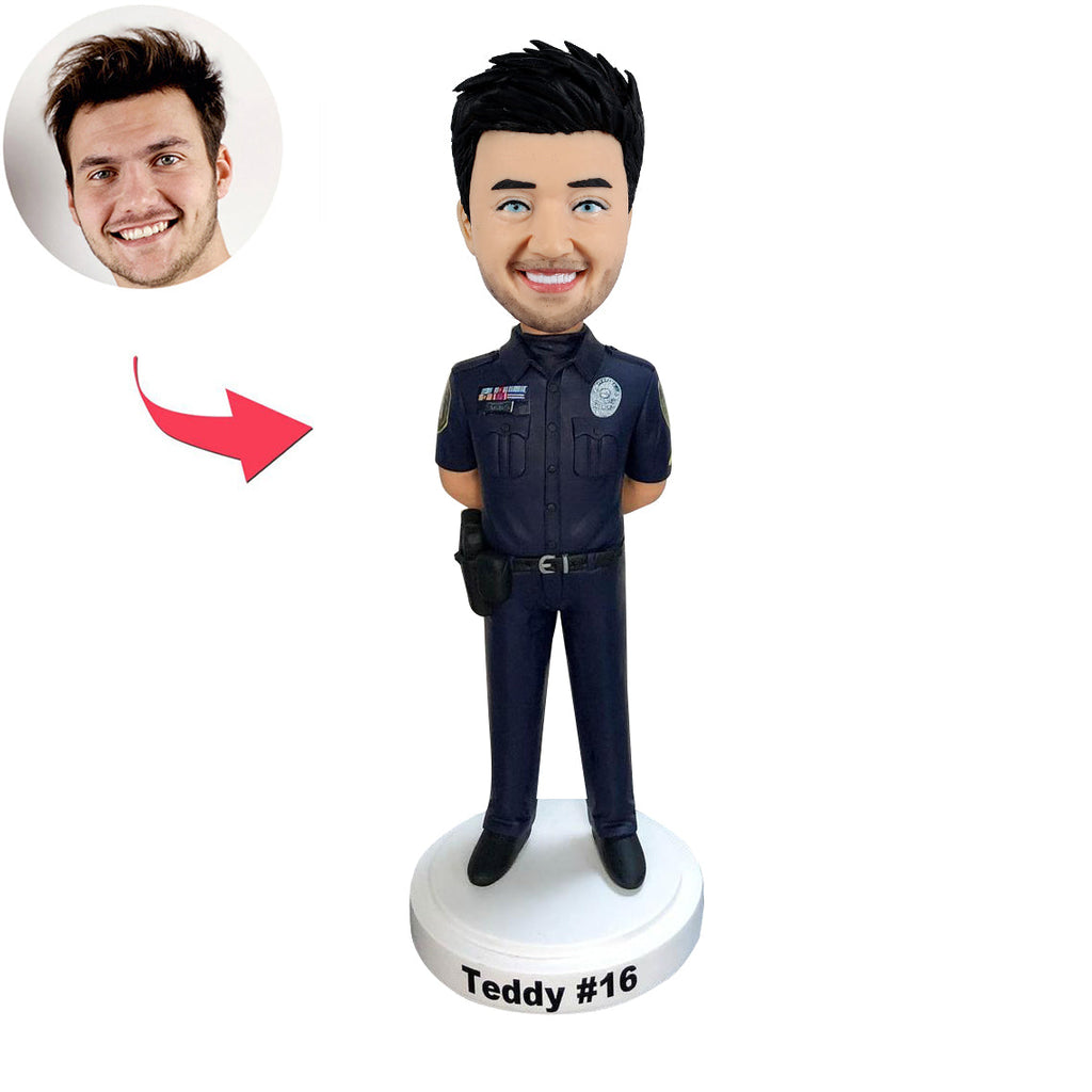 Bobblehead personalizzato dell'agente di polizia