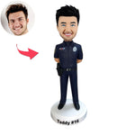 Bobblehead personalizzato dell'agente di polizia