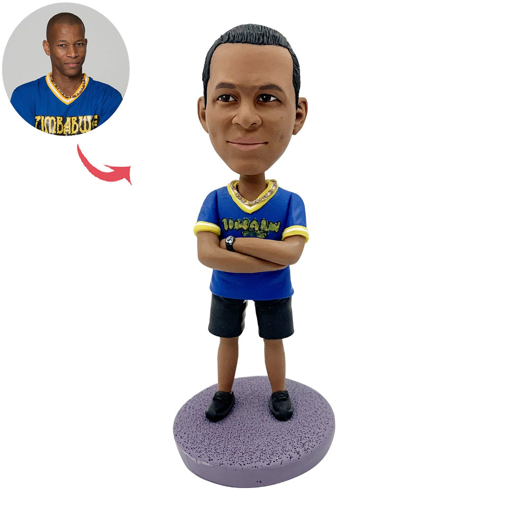 Bambola sportiva personalizzata Bobblehead per uomo