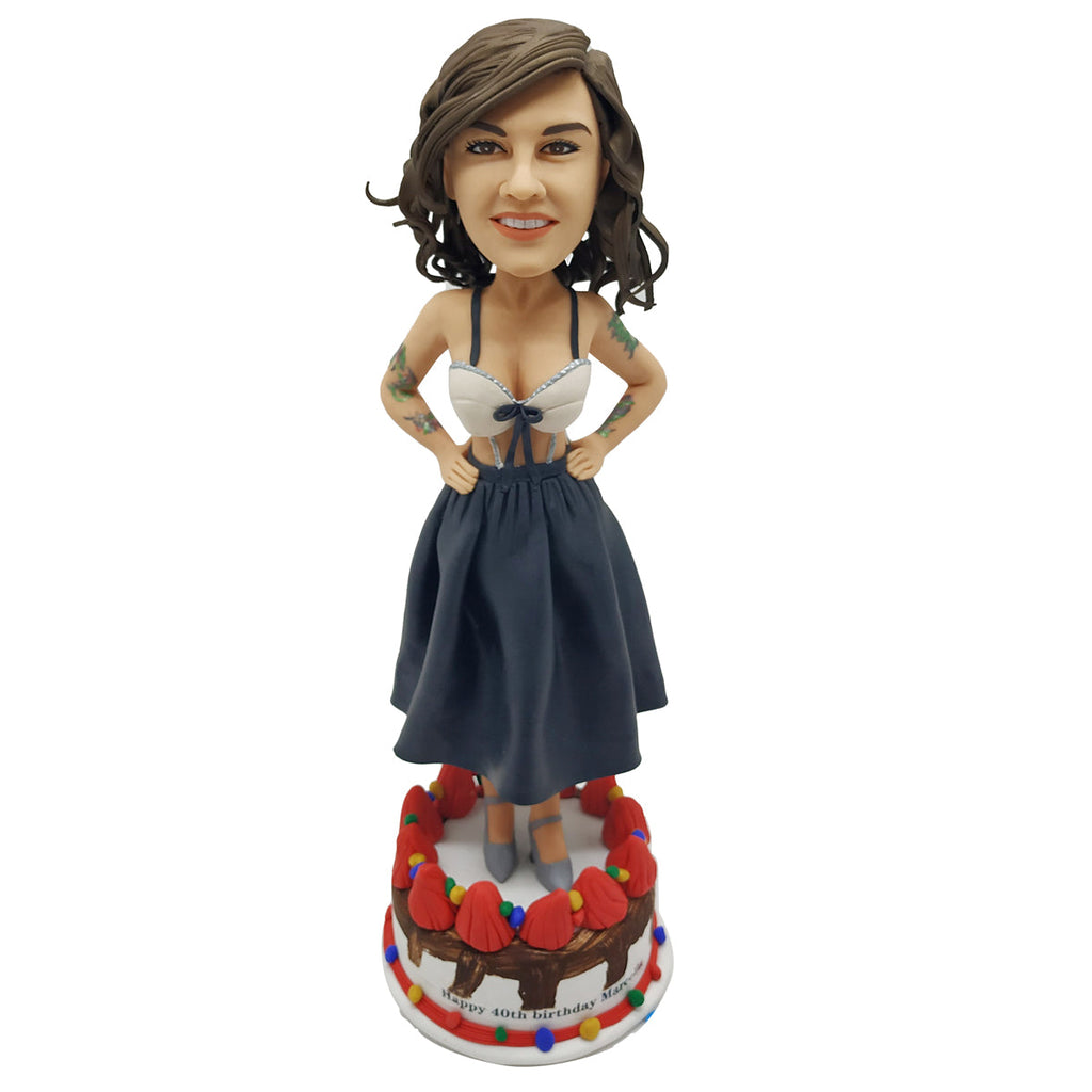 Bambola Bobblehead regalo di compleanno