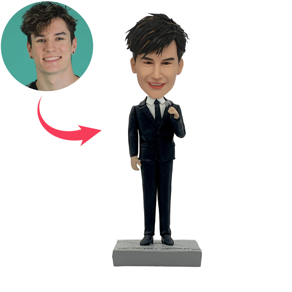 Bambola Bobblehead regalo per MC di nozze
