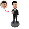 Bobblehead personalizzato Boss con soldi