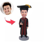 Bobblehead personalizzato con laureato maschio