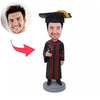 Bobblehead personalizzato con laureato maschio