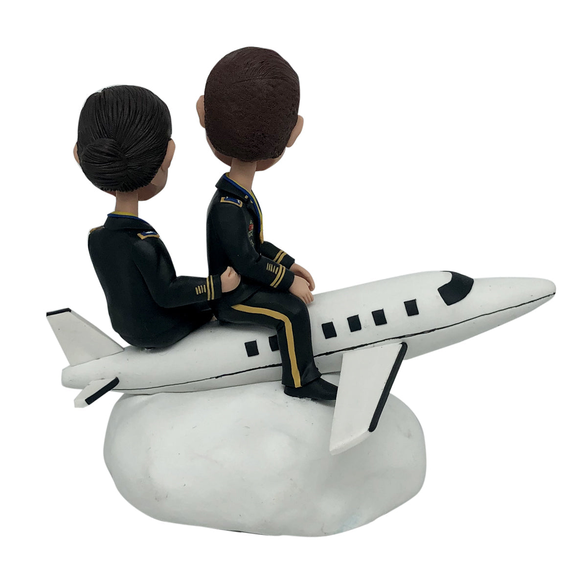 Bambola Bobblehead personalizzata con coppia di piloti