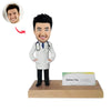 Porta biglietti da visita con bobblehead personalizzati
