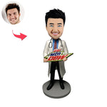 Bobblehead personalizzato del dottore con slogan