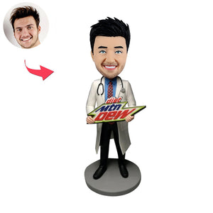 Bobblehead personalizzato del dottore con slogan