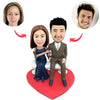 Coppia Bobblehead personalizzata da foto