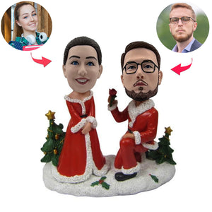 Bambola Bobblehead regalo di Natale personalizzato