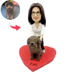 Bobblehead personalizzabili con persona e animali domestici