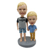 Bobblehead personalizzato per fratelli