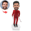 Bobblehead personalizzati raffiguranti sciatori