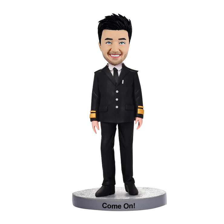 Bambola Bobblehead personalizzata a forma di poliziotto
