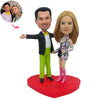 Regalo di San Valentino personalizzato Bobblehead di coppia personalizzato