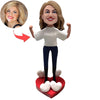 Bobblehead personalizzato per una mamma cool
