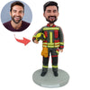 Bobblehead pompiere personalizzato, regalo per la festa del papà