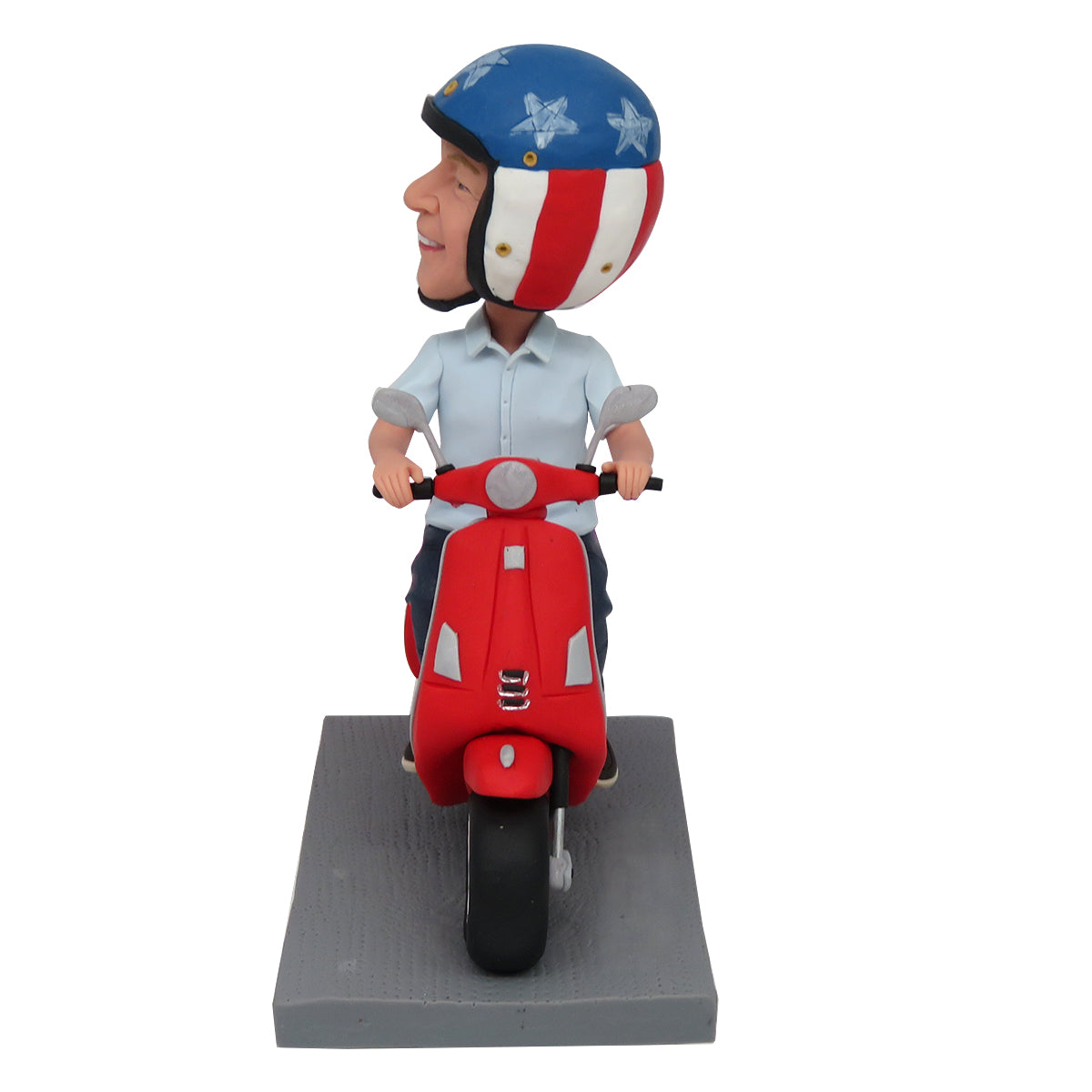 Bobblehead personalizzato per la festa del papà in moto