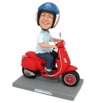 Bobblehead personalizzato per la festa del papà in moto