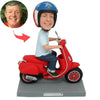 Bobblehead personalizzato per la festa del papà in moto