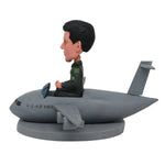 Bobblehead personalizzato del capitano con combattente