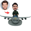 Bobblehead personalizzato del capitano con combattente