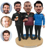 Bobblehead personalizzato per la famiglia dei fratelli