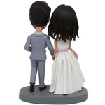 Bobblehead personalizzato per coppia di sposi appena sposati