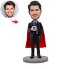 Bobblehead personalizzato del miglior capo superuomo d'affari del mondo