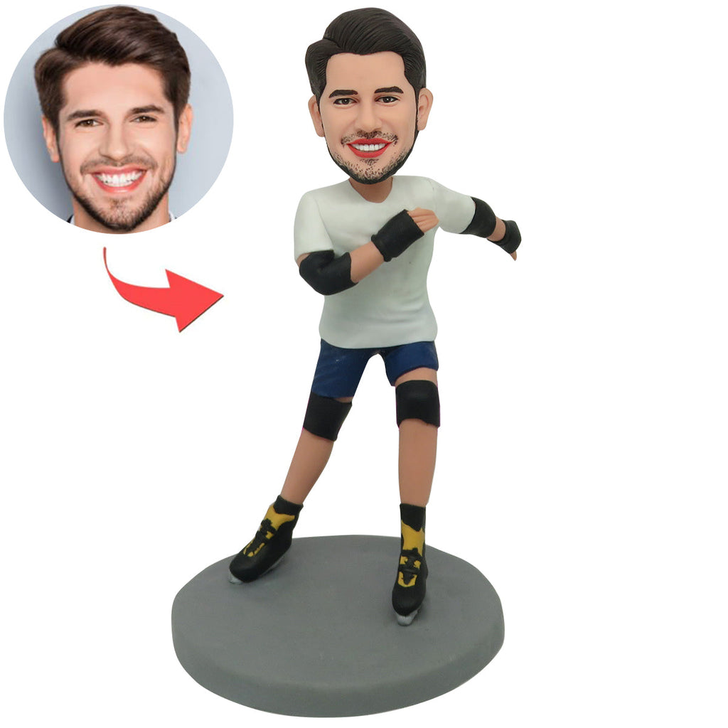 Bobblehead personalizzato con pattinatore