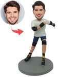 Bobblehead personalizzato con pattinatore