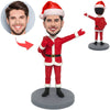 Bobblehead personalizzato di Babbo Natale che porta regali