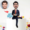 Bobblehead personalizzati, regalo di compleanno per il capo (base non inclusa)