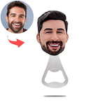 Apribottiglie divertente con faccia personalizzata