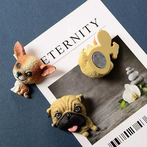 Calamite da frigorifero personalizzate con faccine divertenti e bobblehead