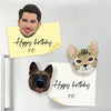 Calamite da frigorifero personalizzate con faccine divertenti e bobblehead