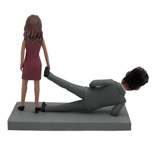 Idee regalo per San Valentino - Bobblehead personalizzato con coppia divertente