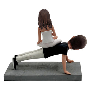 Idee regalo per San Valentino - Coppia yoga con bobblehead personalizzato