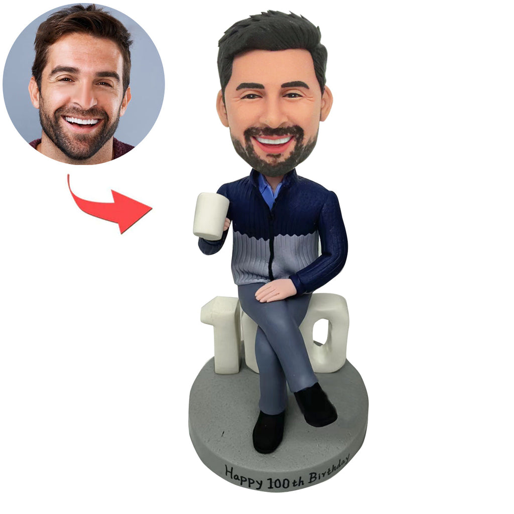 Bobblehead personalizzato di buon compleanno