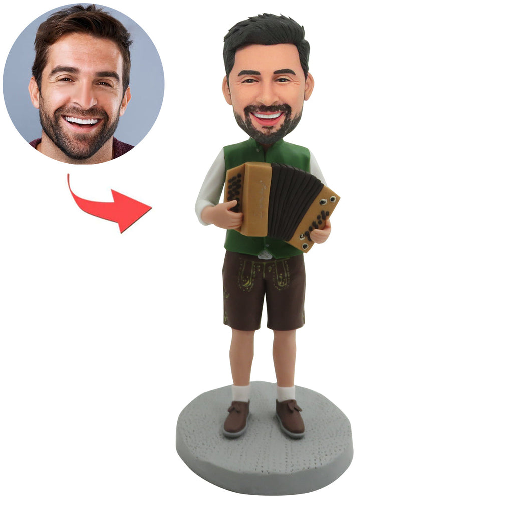 Fisarmonicista Bobblehead personalizzato