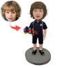 Bobblehead personalizzato per bambini con giocattolo