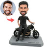 Bobblehead personalizzati con motocicletta