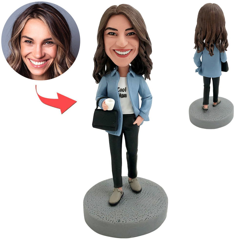 Bobblehead personalizzato "Mamma fantastica" come regalo per la festa della mamma