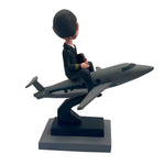 Bobblehead personalizzato con modello di aereo