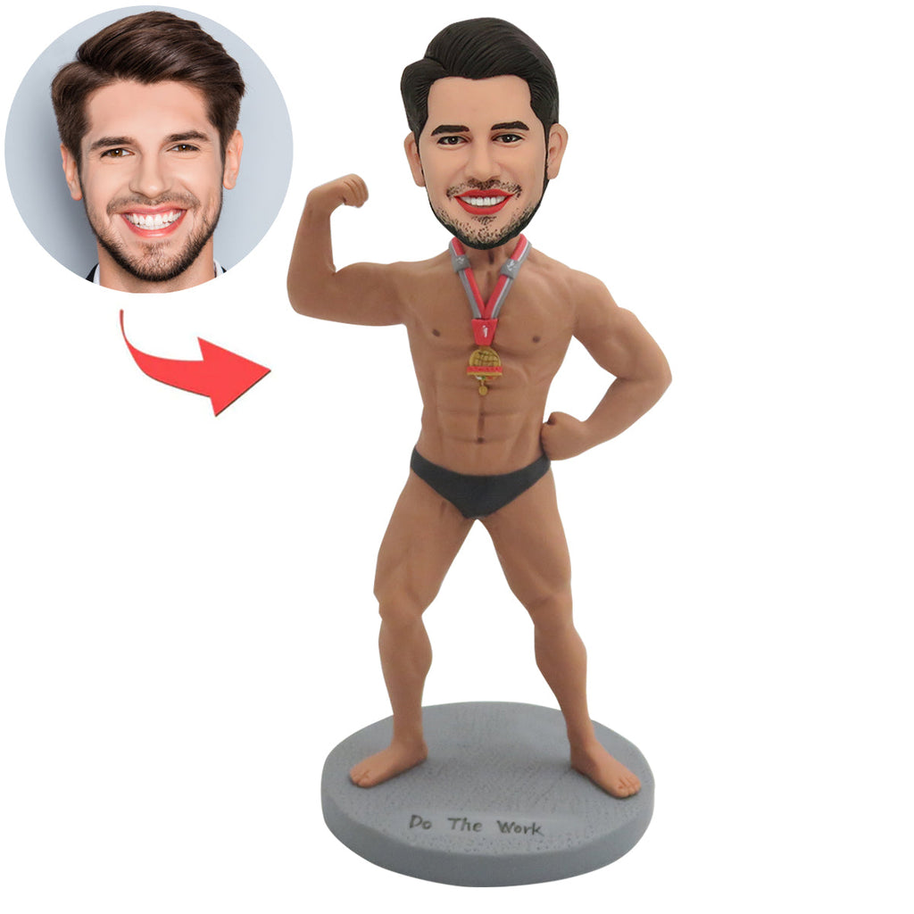 Regali personalizzati con bobblehead per campioni di nuoto